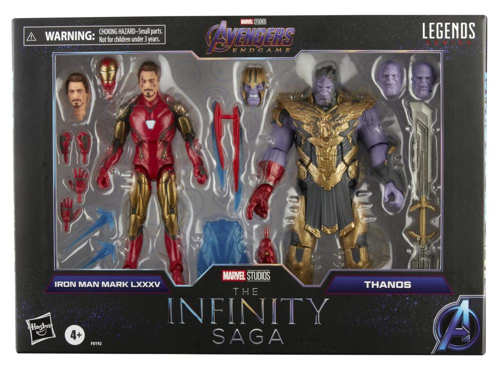 Marvel Legends Avengers Endgame: Iron Man Mark 85 & Thanos Two